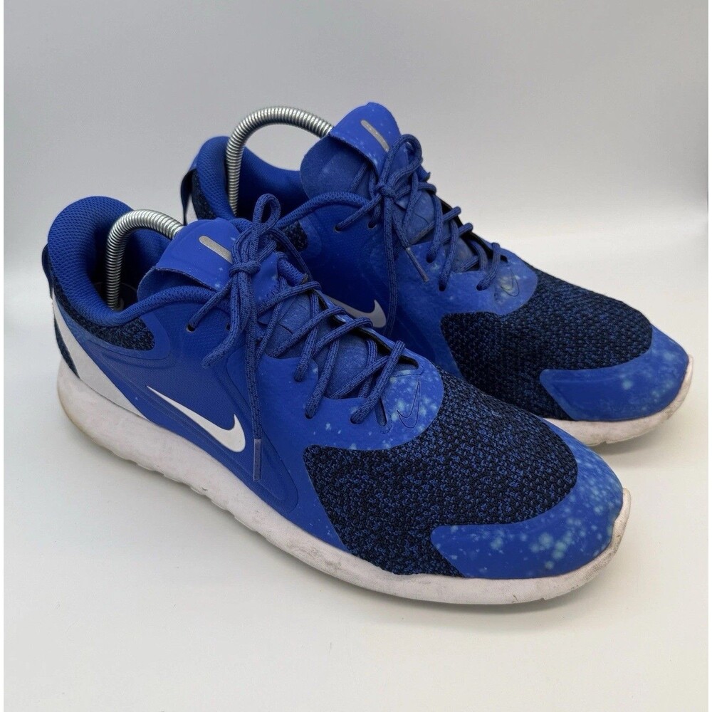 Nike Blue Running Shoes Men's Size 12 Mesh Sneakers - No Insoles, Bleach Stains